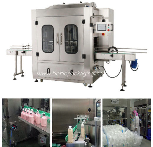 High Precision Bottle Packaging Line Volumetric Piston Filler Easy Operation