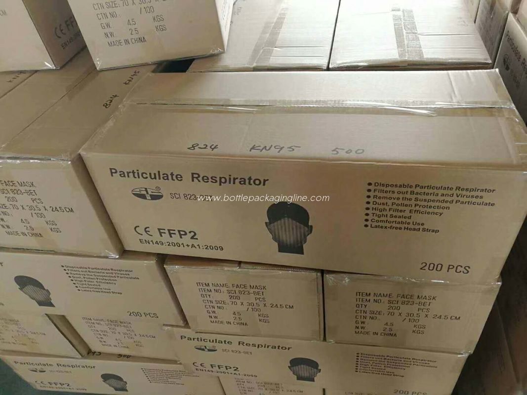 Dust , Pollen Protective Medical Mask Making Machine Energy Efficiency