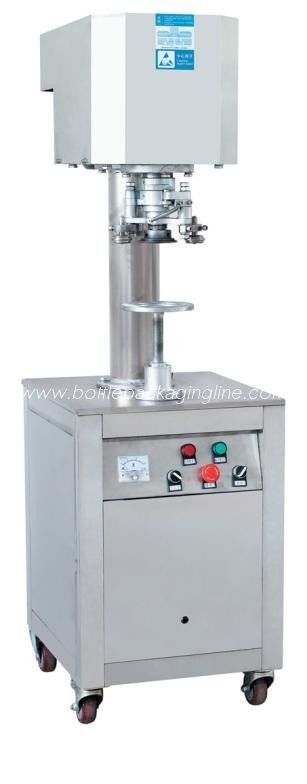 Semi Automatic 300W Round Plastic Can Sealing Machine