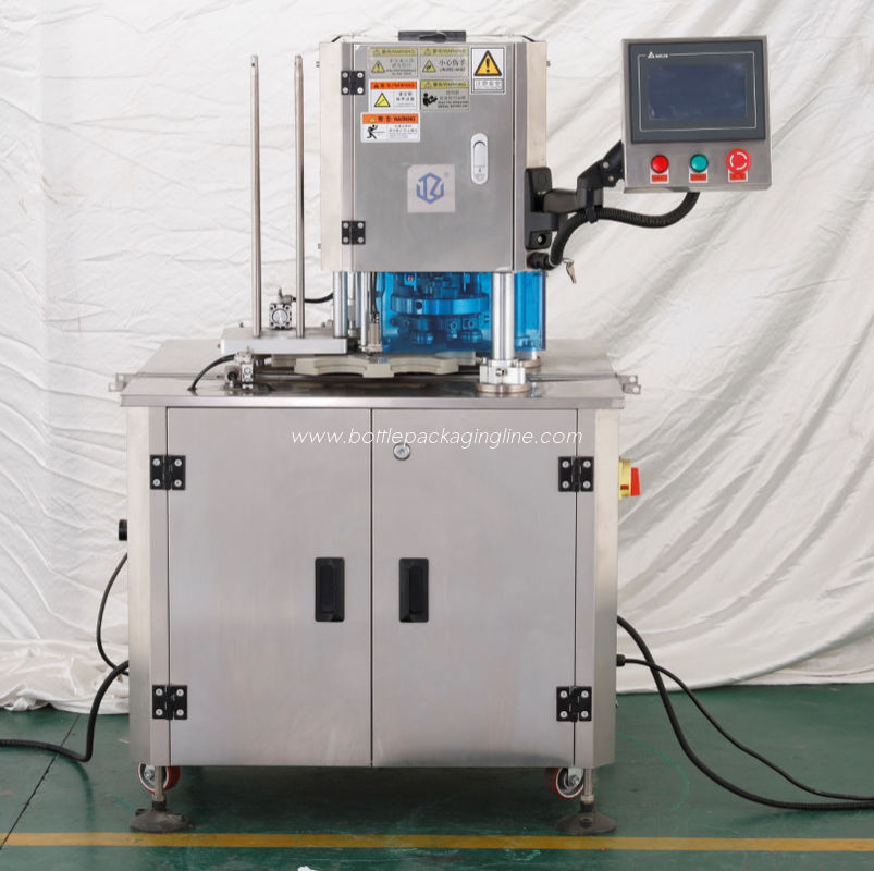 Can Non Rotating 0.55KW Electric Sealing Machine